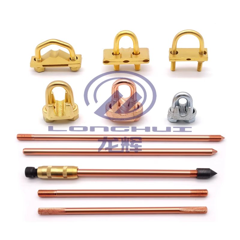 Where should a grounding rod be placed?